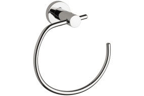 Bronze Solus Guest Towel Ring Accessories Chrome