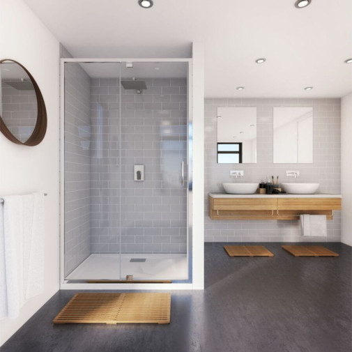 Bronze   Bristol Shower Screen 1200x900 CP   photo