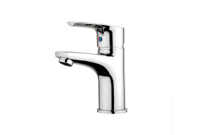 Ecomix Cast Spout Basin Mixer Chrome
