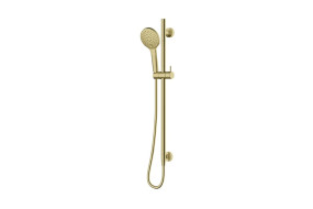 Mizu Drift Single Rail Shower Brushed Brass