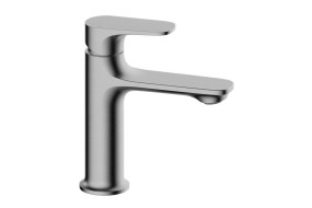 Mizu Silk Basin Mixer Tap Brushed Gunmetal