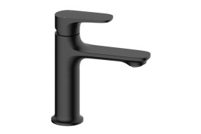 Mizu Silk Basin Mixer Tap Matte Black