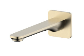 Mizu Silk Wall Basin Bath Outlet Brushed Brass