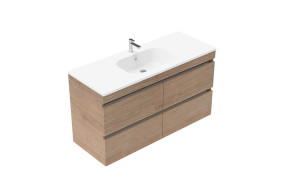 Newtech Brookfield Vanity Via PUO 1200 4 Drawer
