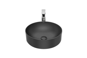 Round Above Counter Basin Matte Black
